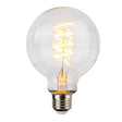 LED Filament Globe lamp spiraal | 80mm | 4 Watt | Dimbaar | 2200K - Vooraanzicht