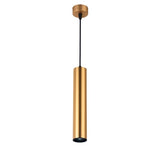 LED Hanglamp goud GU10 fitting 30 cm - vooraanzicht