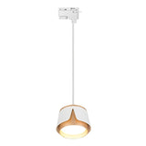 1-fase hanglamp rond Ø100 | Tulip | Wit/ Goud | GX53 fitting | Aan foto