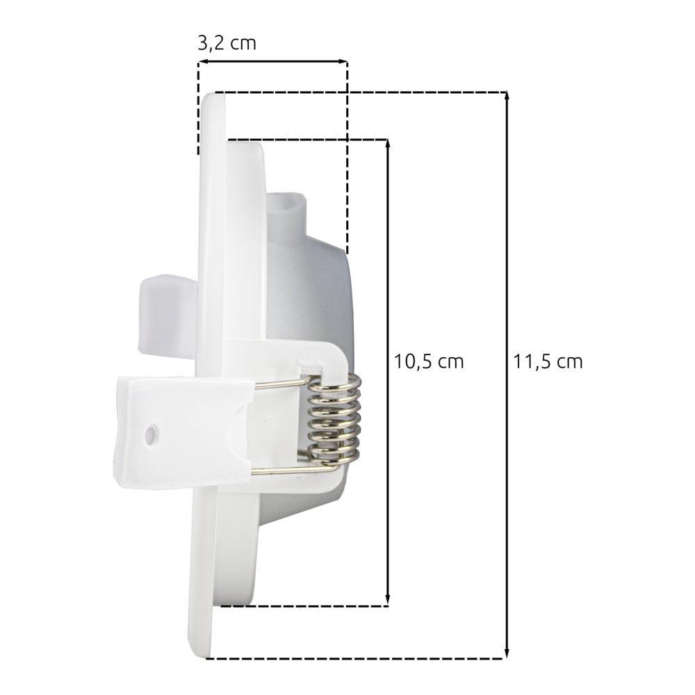 LED inbouw downlight rond | 6W | Ø105mm | CCT - 3 lichtkleuren