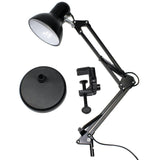 LED Kantelbare Bureaulamp - Industrieel - E27 fitting - met Standaard en Klem