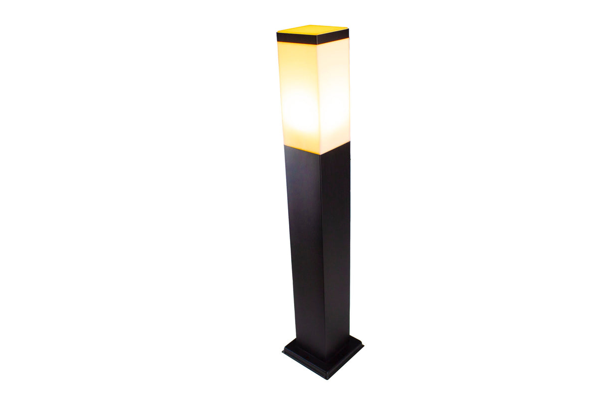 Moderne staande buitenlamp zwart 65 cm IP44 | Hawaii | Aan foto