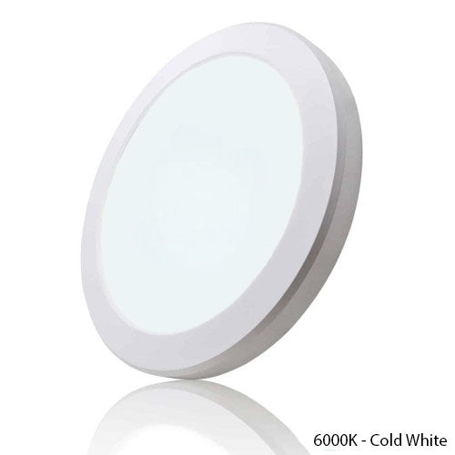 LED in-en opbouw downlight rond inclusief sensor kleurindicatie dimbaar 6000K - cold white