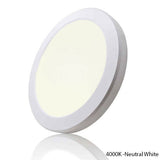 LED in-en opbouw downlight rond inclusief sensor kleurindicatie dimbaar 4000K - neutral white