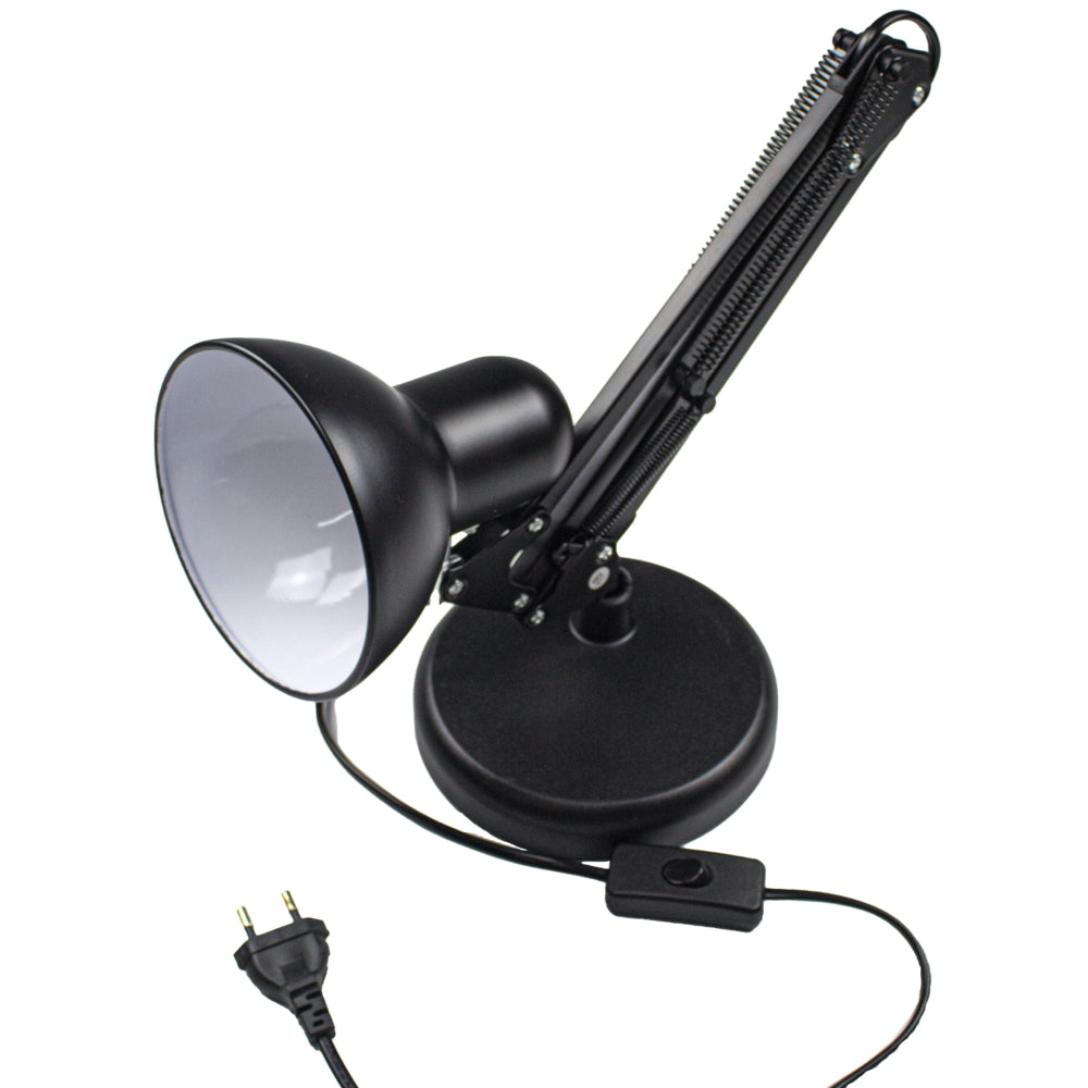 LED Kantelbare Bureaulamp - Industrieel - E27 fitting - met Standaard en Klem