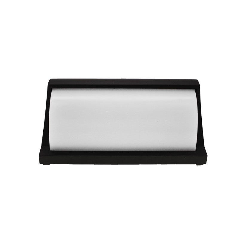 LED Bulkhead wandlamp | 12W lichtbron | Zwart | Waterdicht