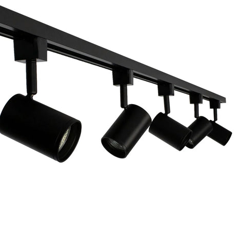 LED 1-fase Rails | Zwart | 3 meter | Dimbaar | Incl. 5x railspots