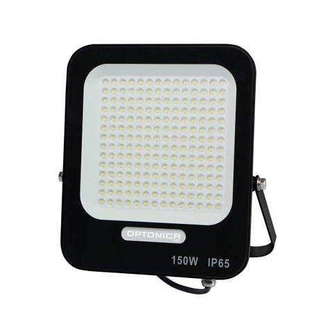 LED Bouwlamp - Floodlight - Basic serie - 150 Watt - Zwart - Vooraanzicht