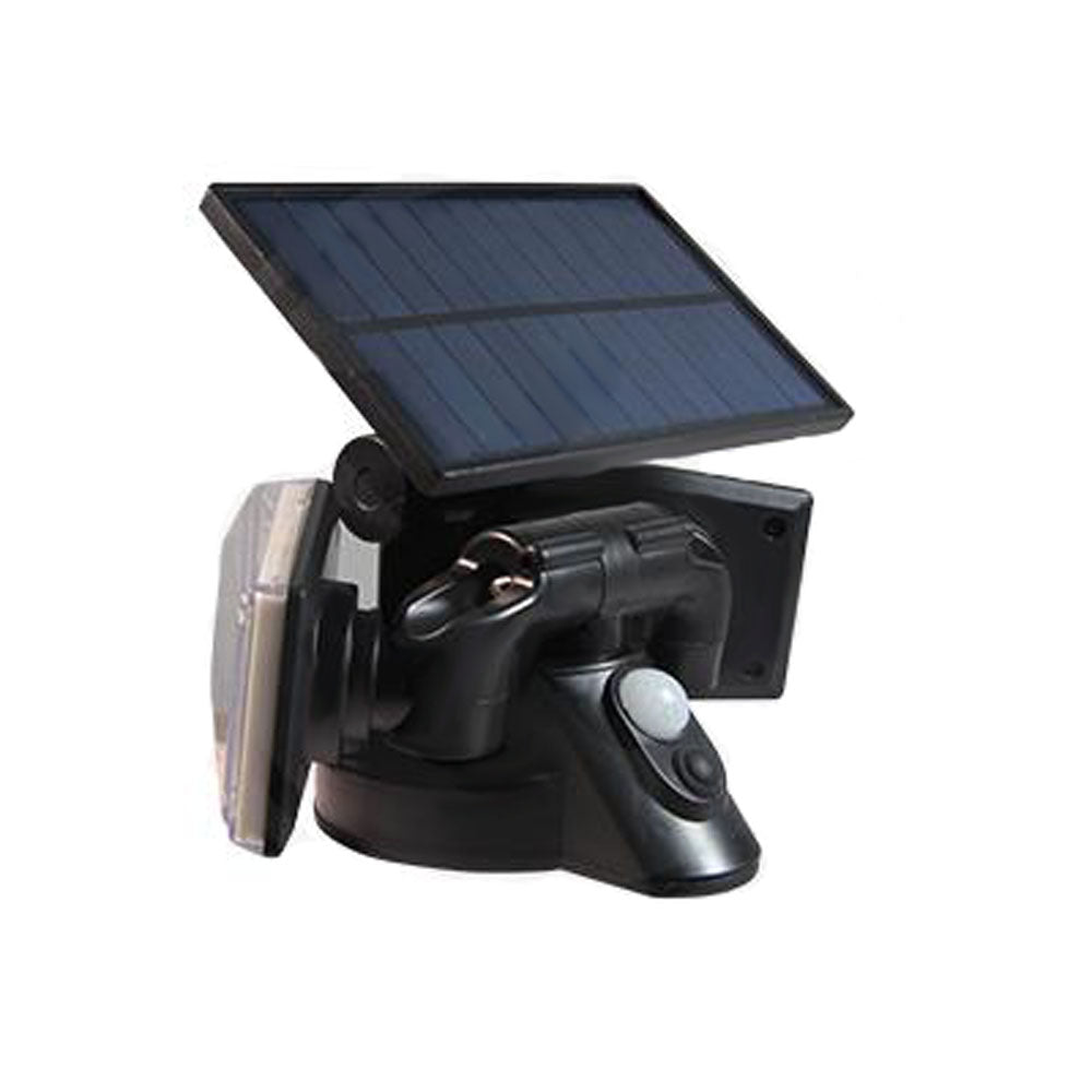 Solar bouwlamp 15 Watt met bewegingssensor 6500K Daglicht - zijaanzicht