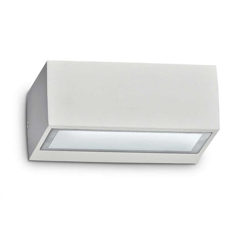 LED Buiten Wandlamp G9 IP44 Wit - vooraanzicht wandlamp