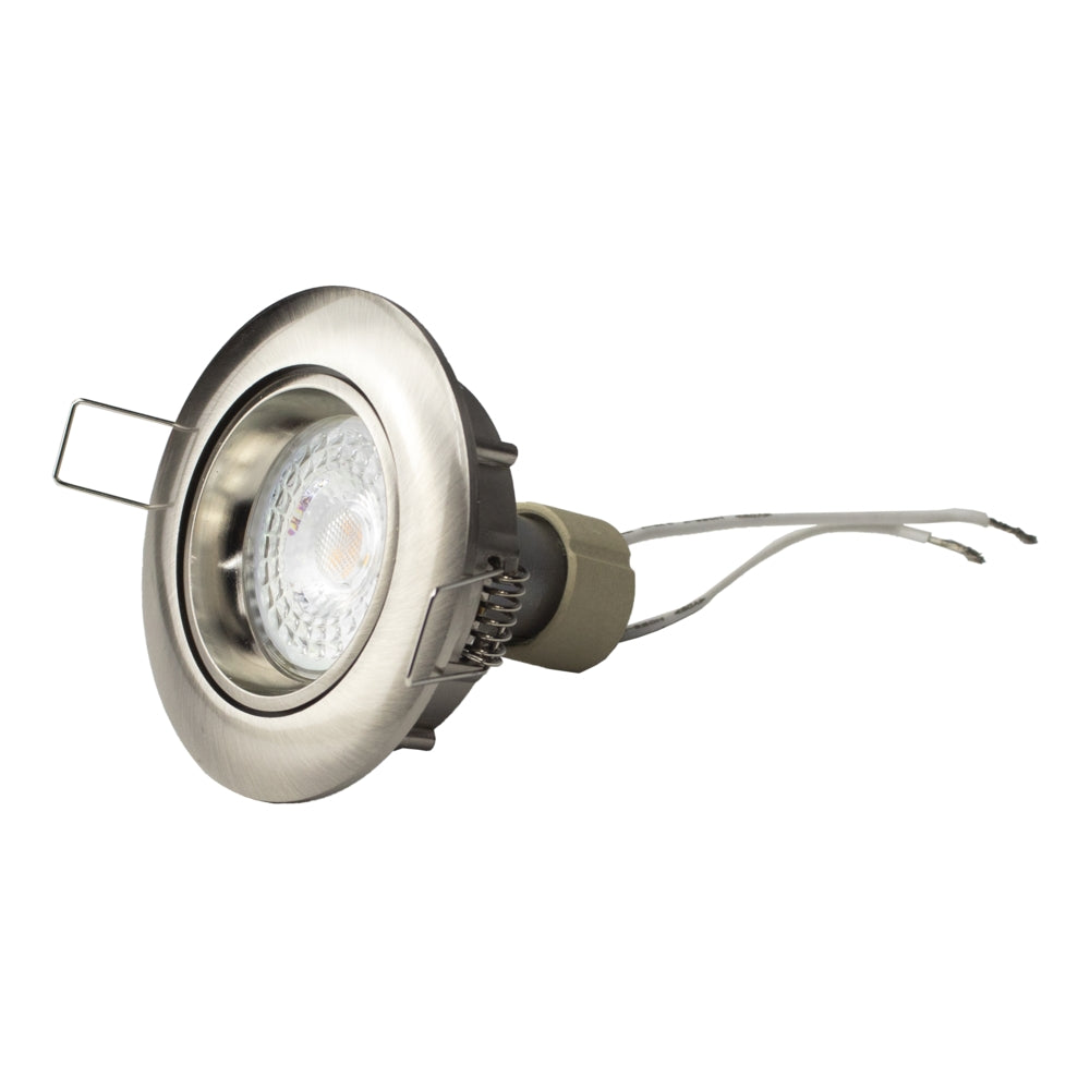 LED-Dimbare-Inbouw-spot-55W-RVS-zonder-klemveer-kantelbaar-silver-zijaanzicht-