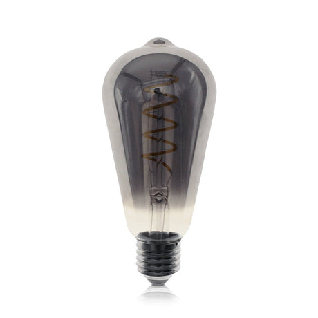 LED Edison lamp | Smoked | 64mm | 6 Watt | Dimbaar | 2200K - Extra warm