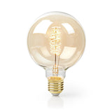 LED Filament lamp 125mm - dimbaar - 2000K extra warm wit - lamp aan