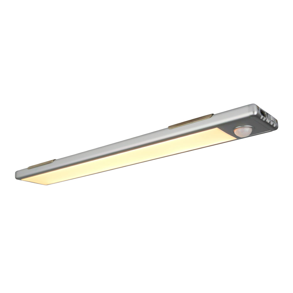 LED Kastverlichting met sensor 1,5W Zilver 24 cm 3000K - warm wit