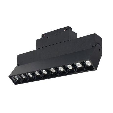 LED Magnetische railverlichting kantelbaar - 27 CM - 10 LED's - 48V - 20 Watt - vooraanzicht