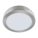 LED Plafondlamp rond - 18 watt - Mat chrome - IP20 - 4000K (naturel wit)