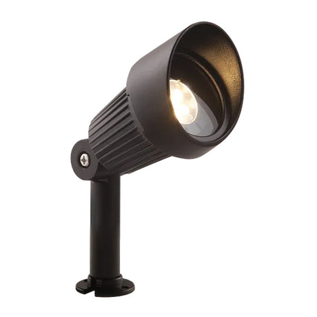 LED prikspot buiten warm wit 12 volt - vooraanzicht