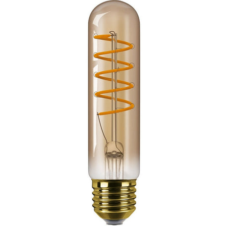 LED Spiraal tube lamp 4W - Tubular - Amber glas - Dimbaar - 2200K - Extra warm wit