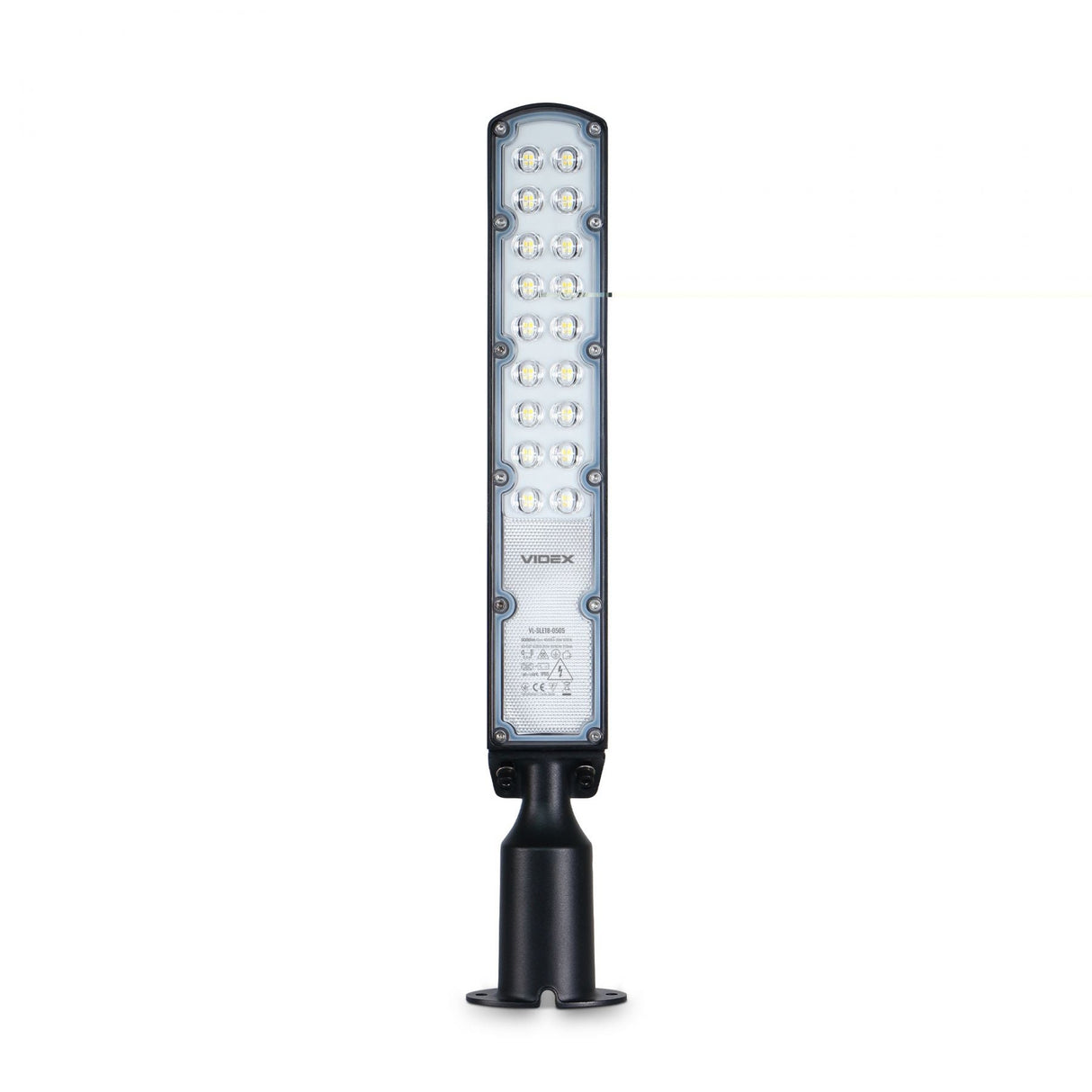 LED Straatlamp zwart PLAYA - Eco serie - 50W - IP65 - 100lm-w - 5000K - vooraanzicht 2