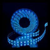 LED Strip RGB - 5 meter rol - compleet - dimbaar - inclusief afstandbediening en adapter - Blauw