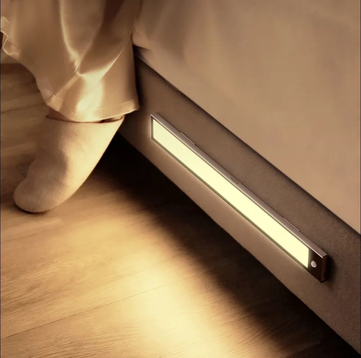 LED Strip bedverlichting met bewegingsensor oplaadbaar USB - 1,5 watt - naast het bed