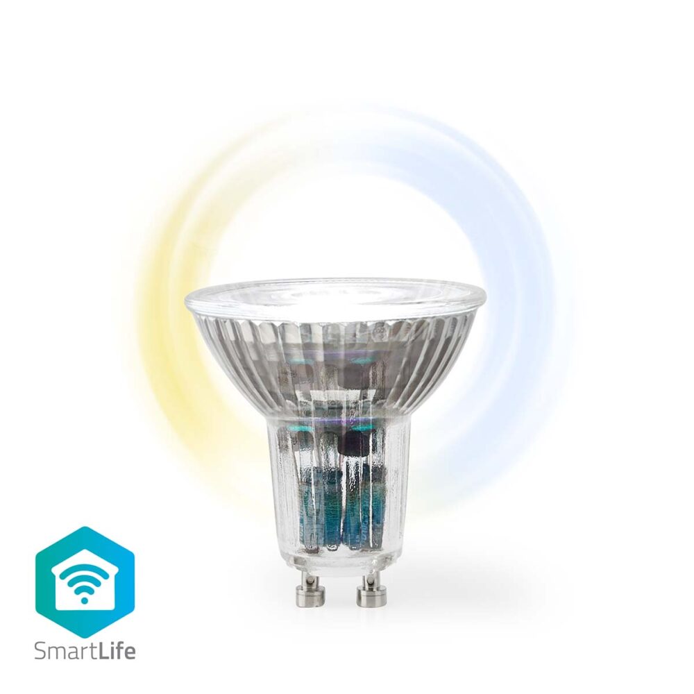 LED-WiFi-Smart-Gu10-spot-2700K-6500K-Dimbaar-Warm-naar-koud-wit-Nedis