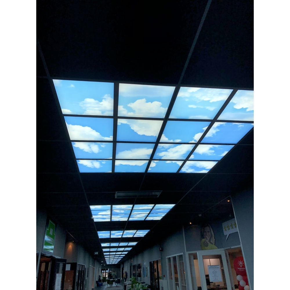 Wolkenplafond | Fotoprint | verdeeld over 4 panelen | 60x60cm