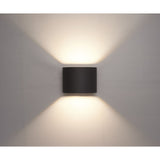 LED Wandlamp | Rond | Zwart | 6 Watt | Dimbaar | 3000K (Warm wit)