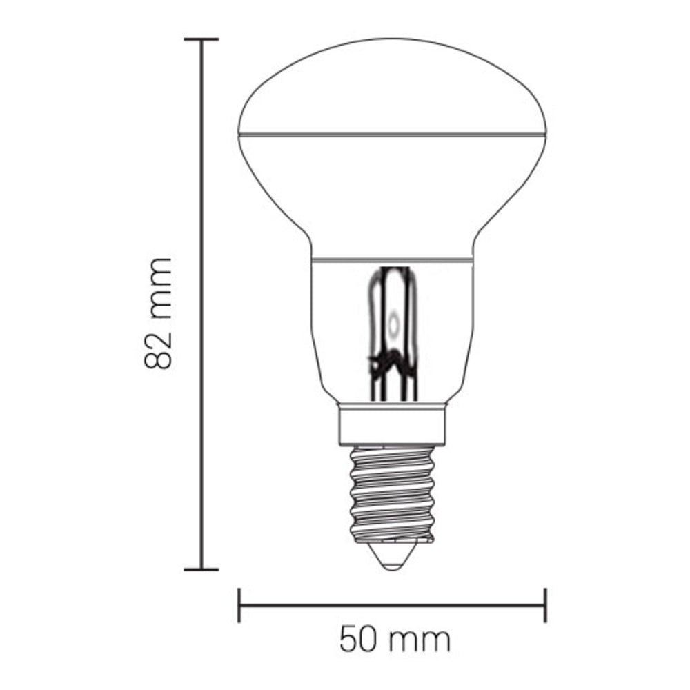 LED Filament lamp 5W | R50 | E14 | 2700K - Warm wit