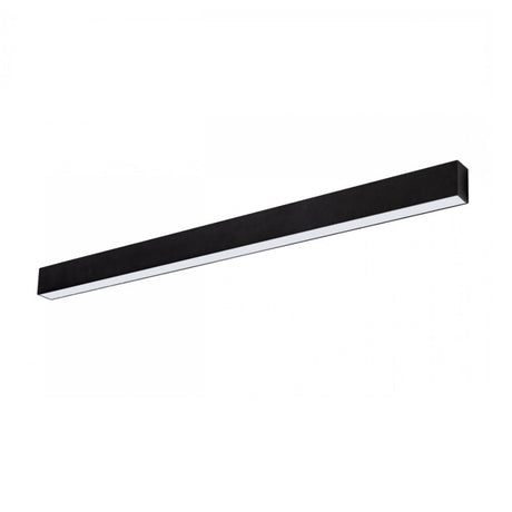 LED hangarmatuur zwart - kantoorlamp - 36 watt - 120cm - ALL DAY