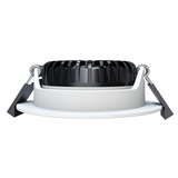 LED ondiepe Inbouwspot MIRAN - 6 Watt - Dimbaar - 68mm - Kantelbaar - Wit - Rond zijkant 2