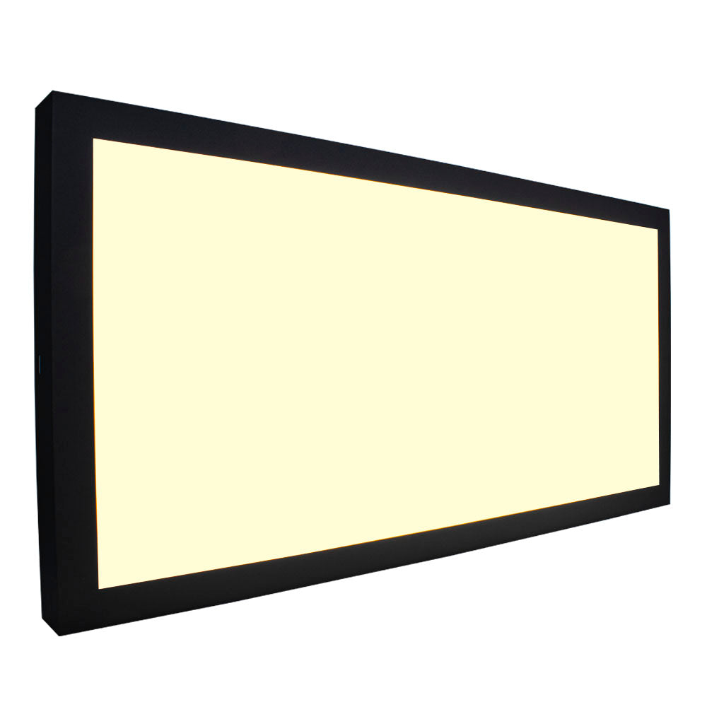 Opbouw LED Paneel 30x60cm | 30W | Zwart | 4500K - Naturel wit