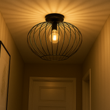 Highlight | Plafondlamp | E27 fitting | 50cm | Mela | Zwart