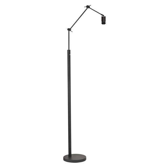 Highlight Kantelbare vloerlamp | Zwart | E27 | Incl. dimmer | 170 cm | Magna - zonder lampenkap