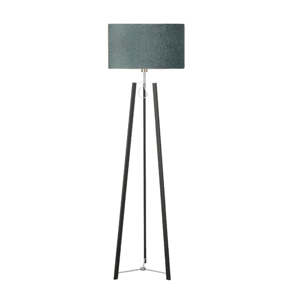 Highlight vloerlamp | Zwart / chrome | E27 | 165 cm | Tripod