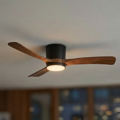 LED Plafondventilator | Zwart | 18W | 1440 lumen | CCT - Kleurwissel | Niet dimbaar