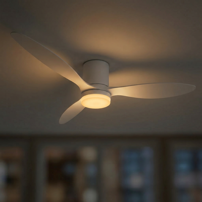 LED Plafondventilator | Wit | 18W | 1440 lumen | CCT - Kleurwissel | Niet dimbaar