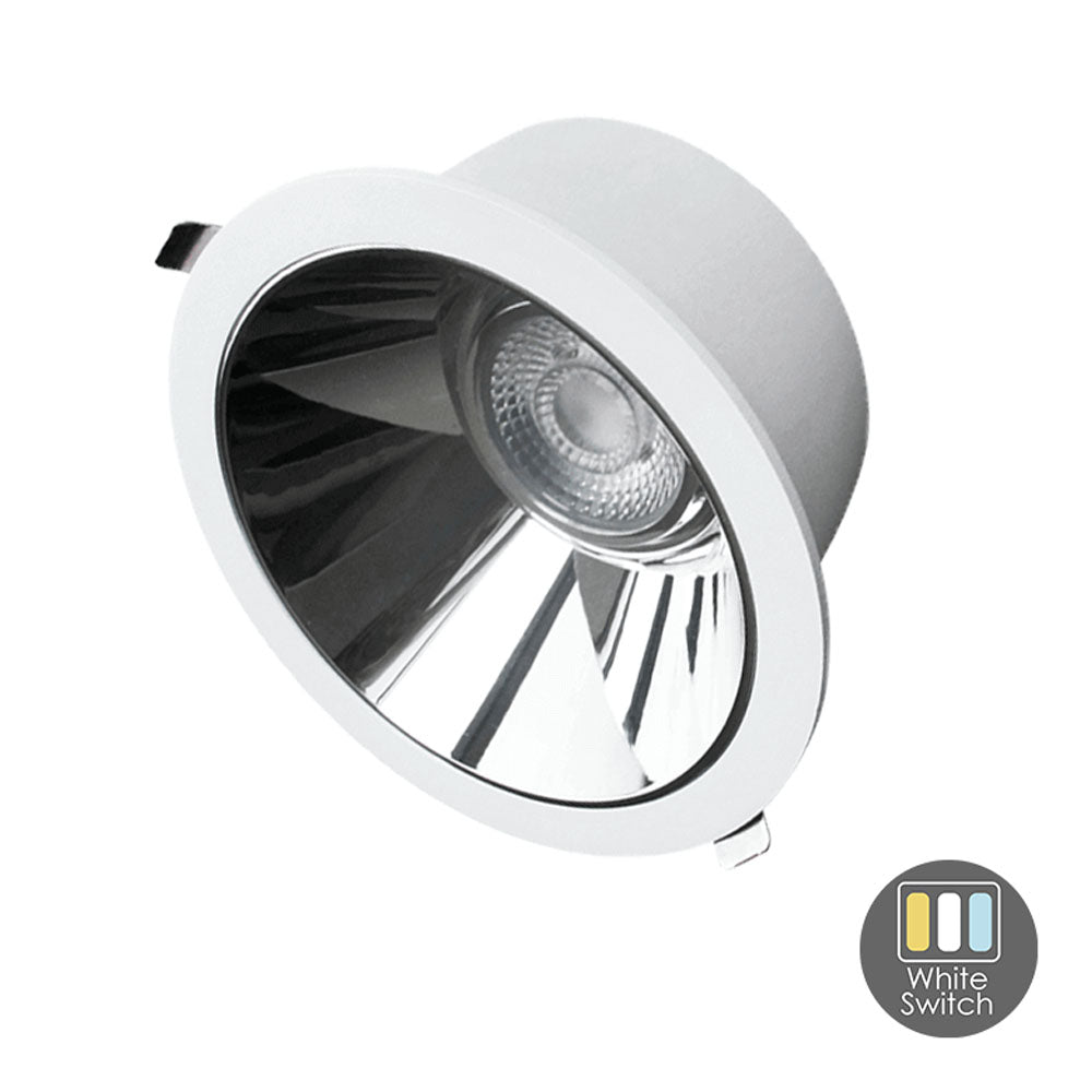 LED DOWNLIGHT | KERBER | CCT-SWITCH | Ø100MM | 10W | WIT |