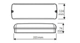 LED Portiek Armatuur | 6 watt | Opbouw | incl. sensor