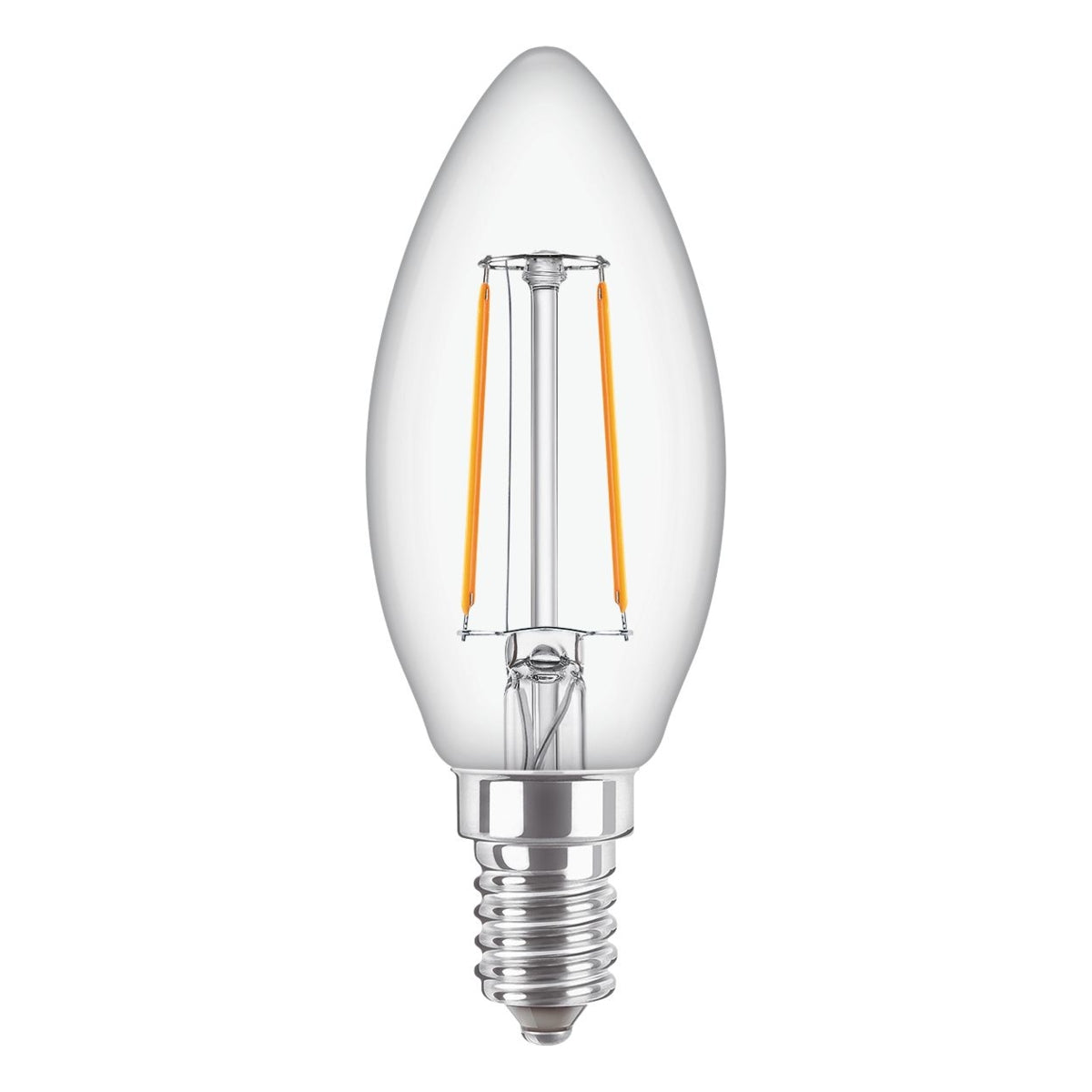 Philips Corepro LEDcandle E14 Filament Helder 2W 250lm – 827 – Zeer Warm Wit | Vervangt 25W