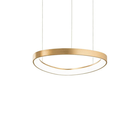 Moderne Oval Hanglamp - Gold ring - Ø42.5cm - 3000K - Warm wit