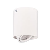 LED opbouw spot armatuur wit rond gu10 fitting - kantelbaar