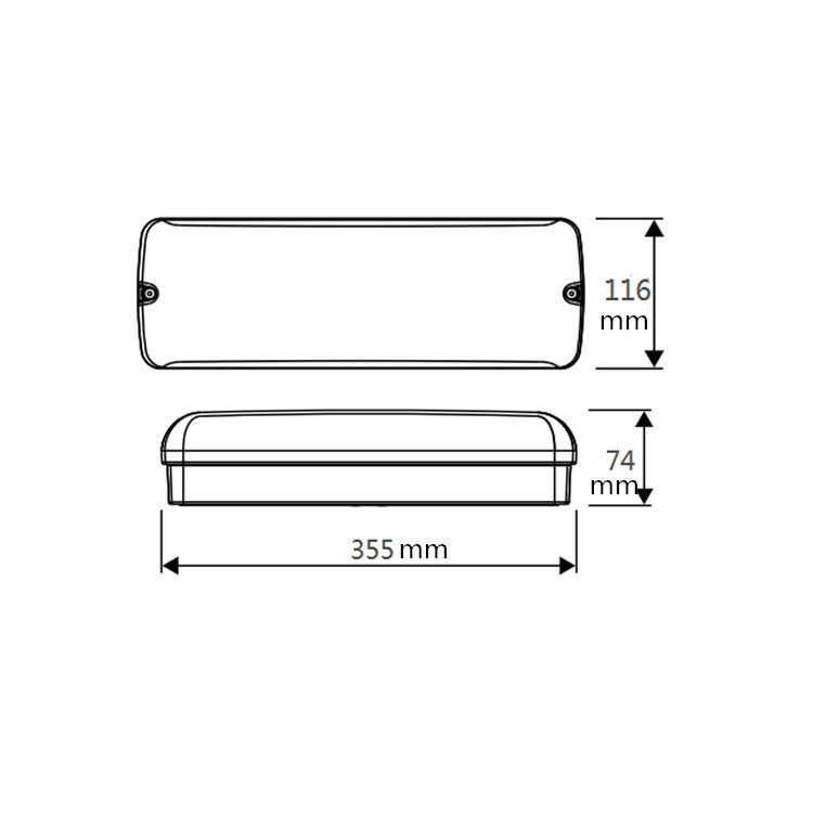 Portiek armatuur 6w afmetingen