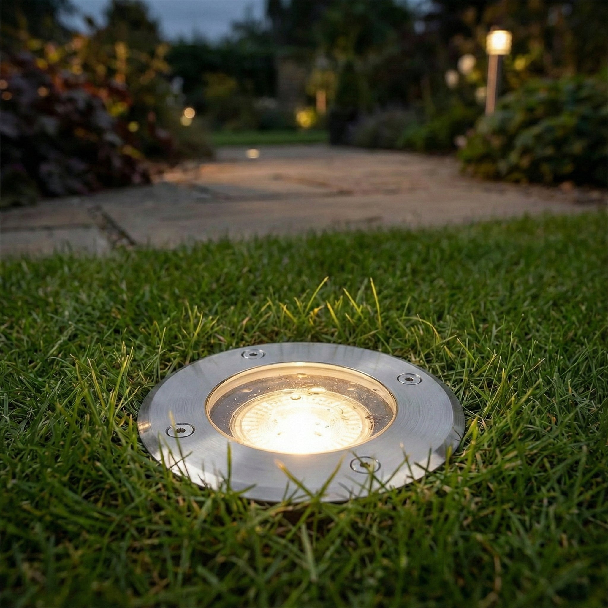LED Grond spot GU10 rond | Rhodos | RVS | IP66
