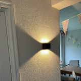 Sfeerfoto 2 LED Wandlamp zwart - G9 fitting - Tobias