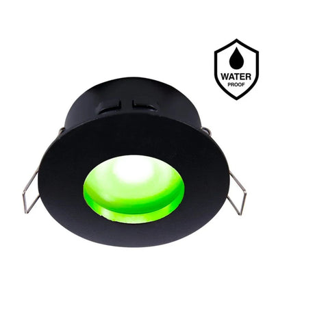 Zigbee smart Inbouwspot Zwart 4.7W | Waterdicht | 70 mm | HUE compatible | RGB-CCT