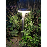 Solar LED staande buitenlamp sensor | Spies | rond | 4,4W | 3000K - Warm wit