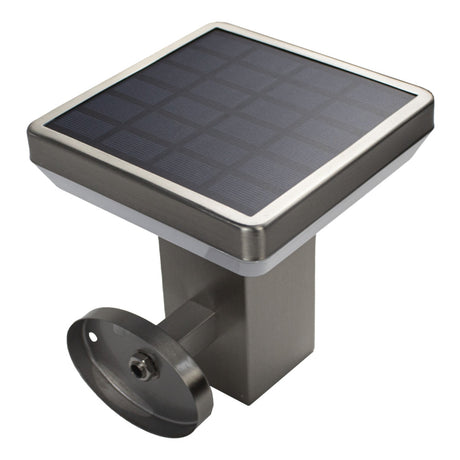 Solar buiten Wandlamp met sensor | vierkant | 4,4W 3000K | Warm wit