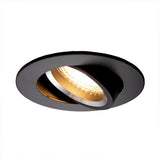 PHILIPS LED Inbouwspot Rond | 70mm | Zwart | 4W | Dimbaar