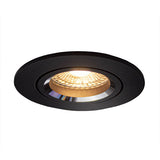 PHILIPS LED Inbouwspot Rond | 70mm | Zwart | 4W | Dimbaar